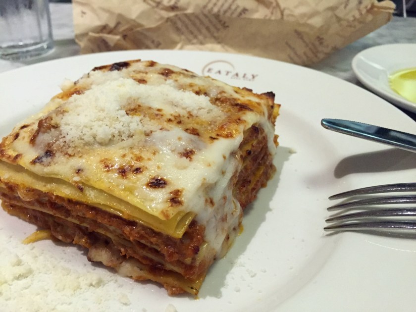 Lasanha à bolonhesa do La Pasta