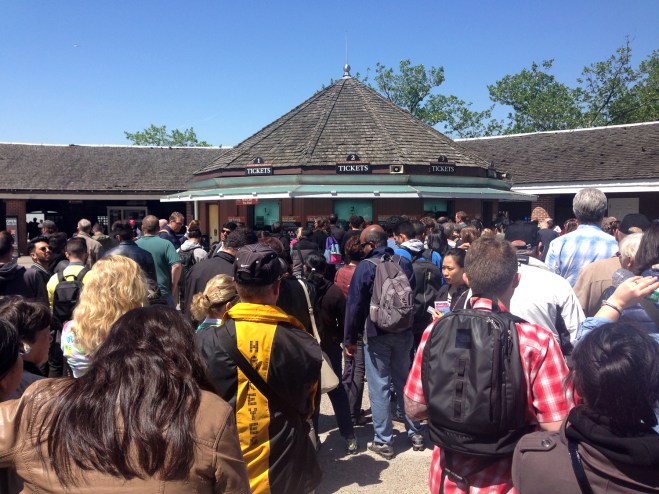 Castle Clinton, onde são comprados os ingressos da Estátua da Liberdade