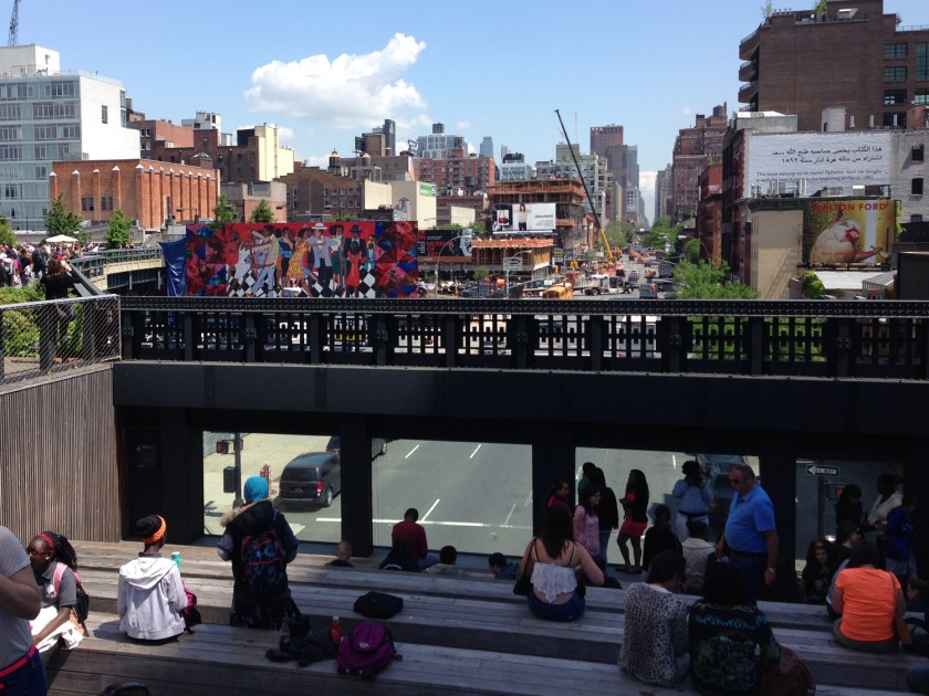 Vista de Manhattan a partir do High Line Park