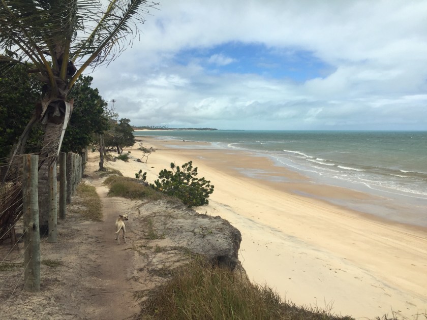Vista da praia do Calambrião