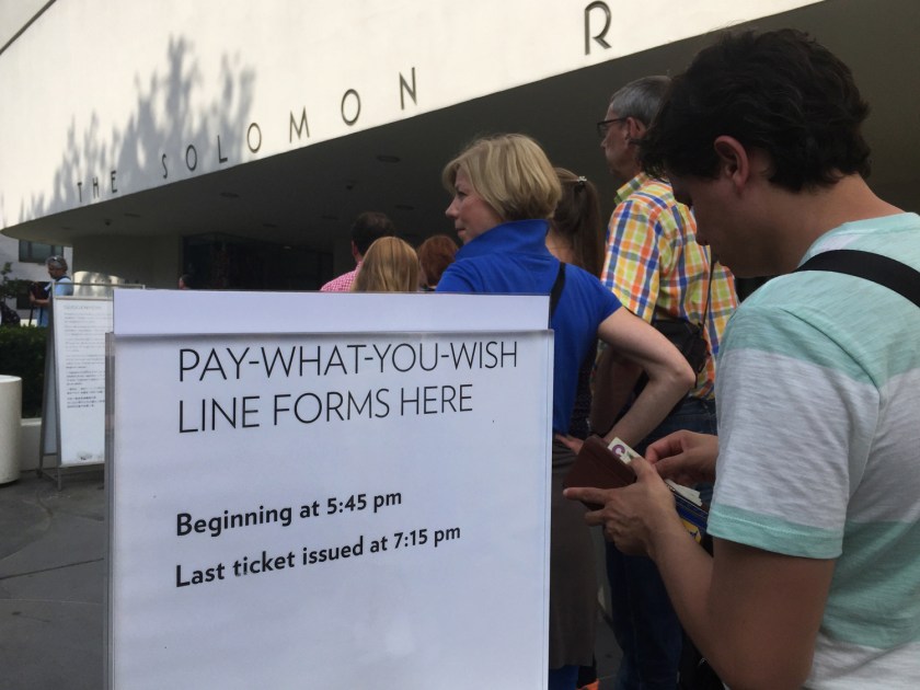 Pague o quanto quiser no fim da tarde de sábado