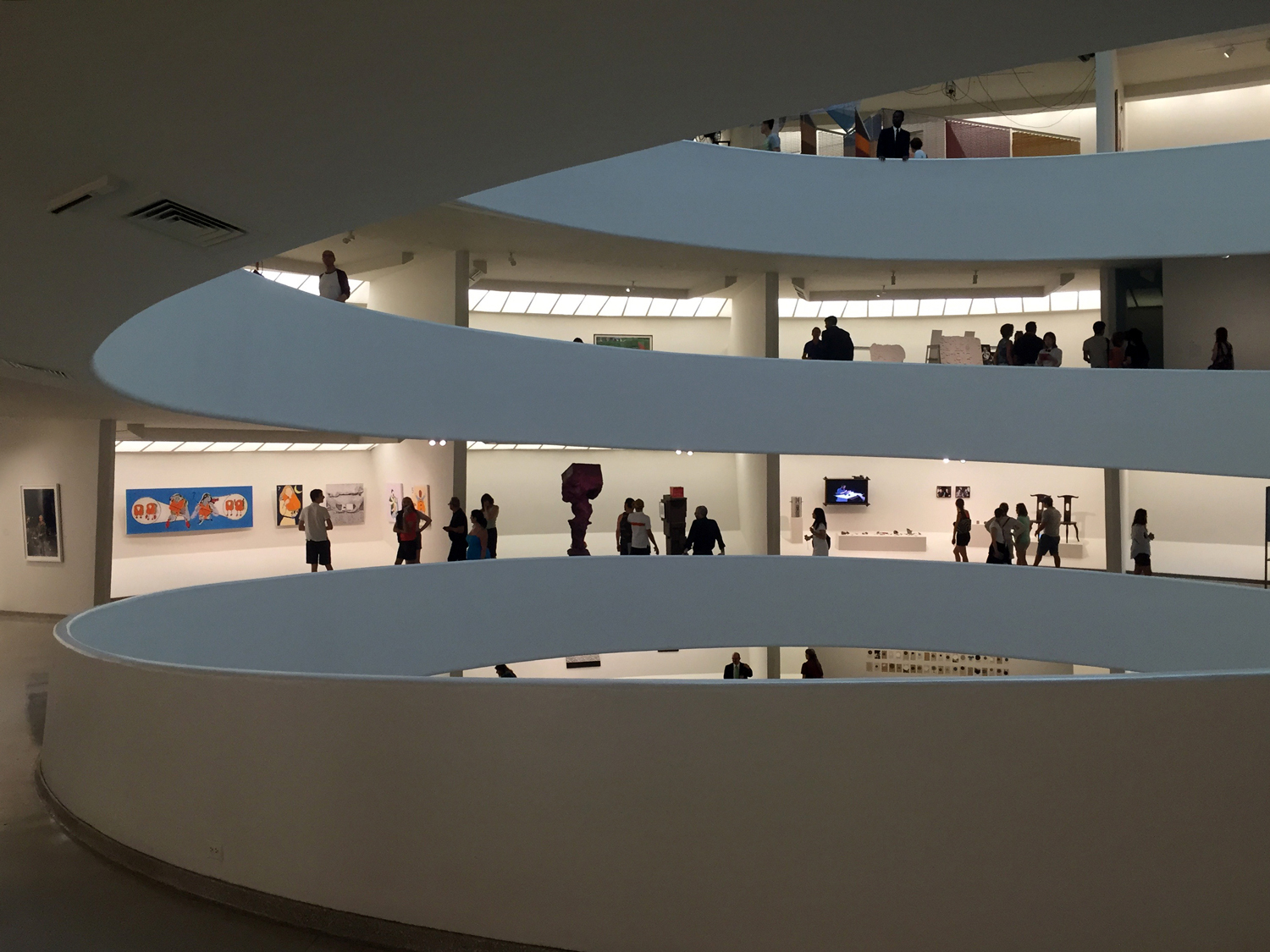 Parte interna do Guggenheim Museum