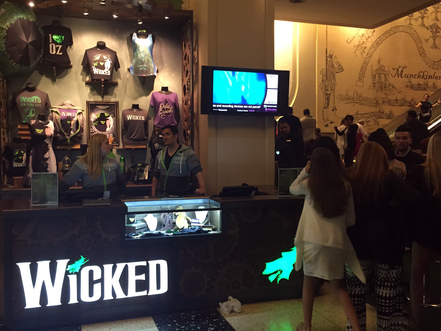 Souvenirs do espetáculo Wicked