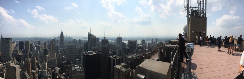 Vista do andar superior do Top of the Rock