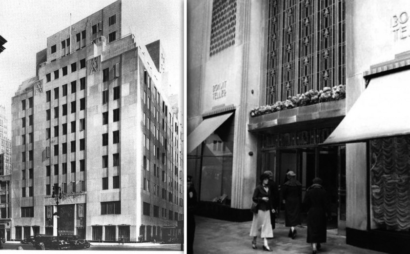 Prédio e vitrines da Bonwit Teller