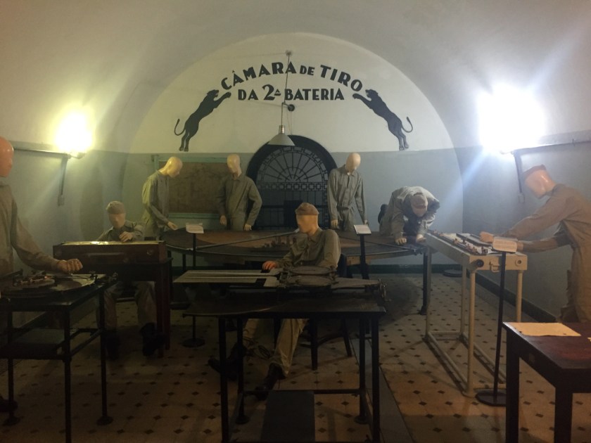 Reprodução da câmara de tiro