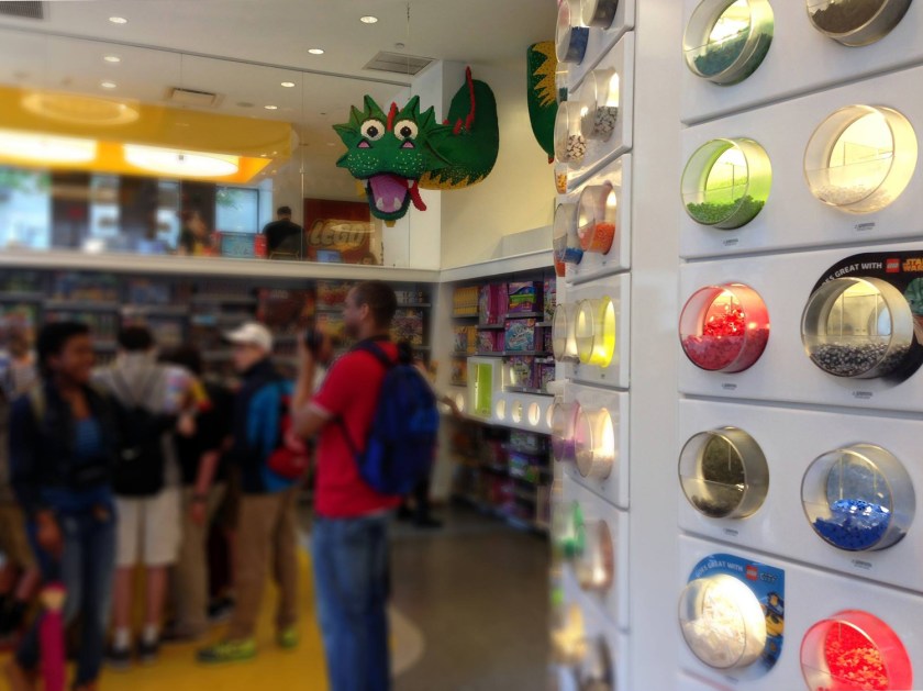 Lego Store, no Rockefeller Center
