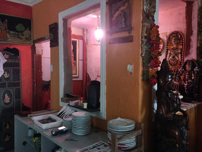 Caixa do Buffet Bagwan, em reforma