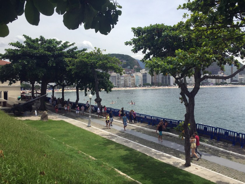 Praia de Copacabana vista do forte
