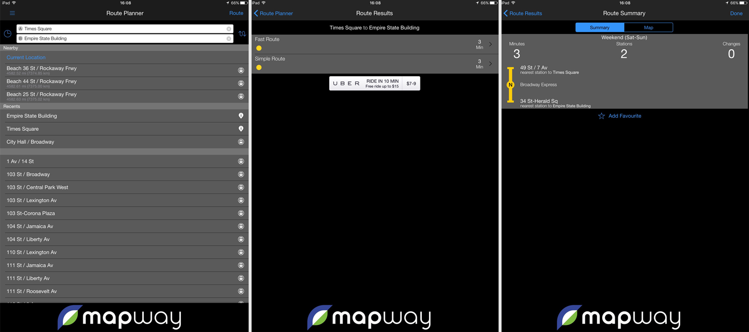 Aplicativo NYC Subway