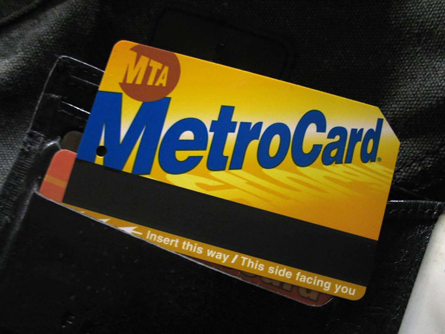 Metrocard para acesso ao metrô e ônibus