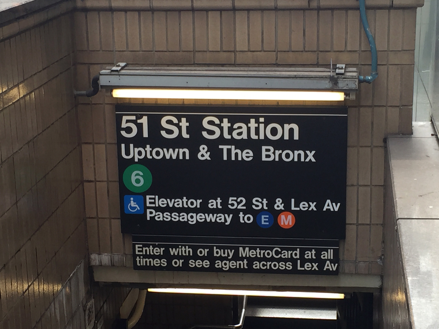 Essa entrada só leva para o norte