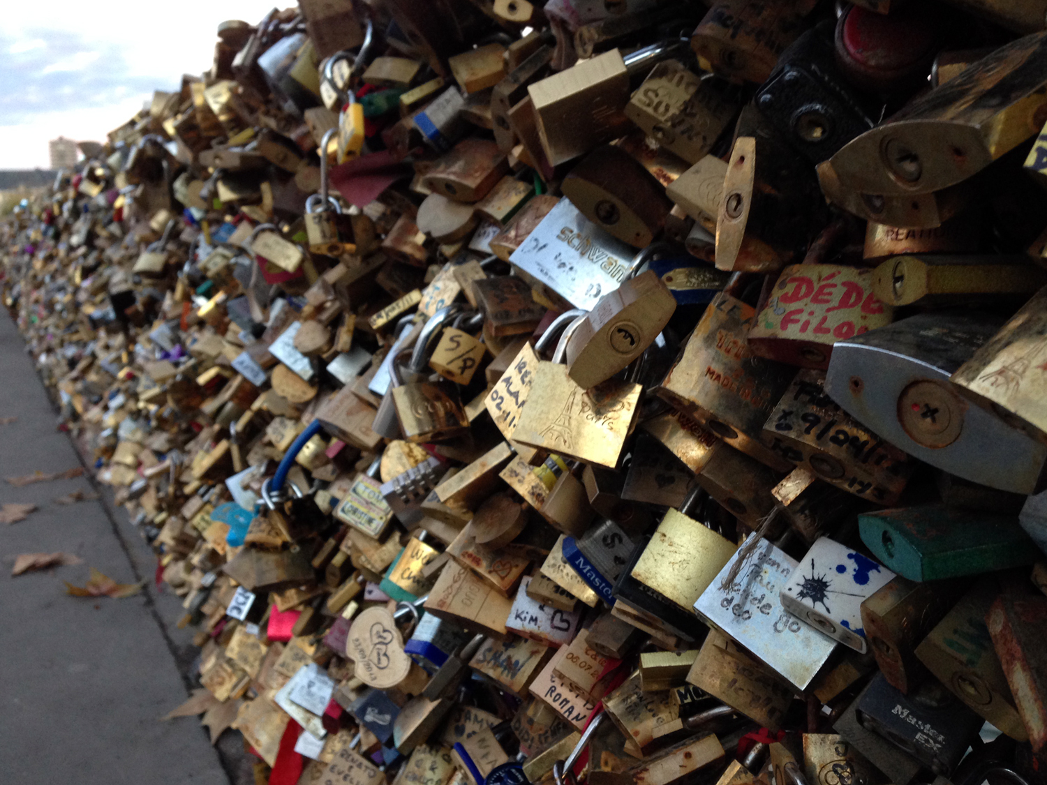 Cadeados na Pont de l'Archevêché