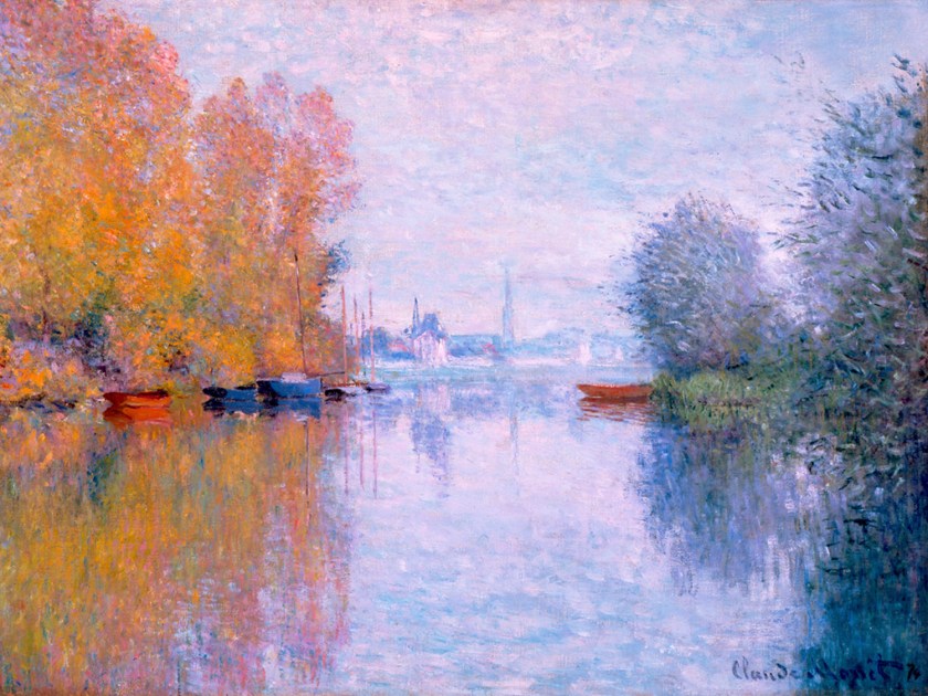 Automne sur la Seine, Argenteuil, de 1873 | Claude Monet