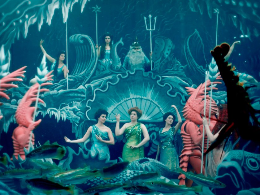 Recriação das filmagens de Georges Méliès