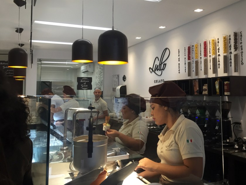 Ambiente da Lullo Gelato