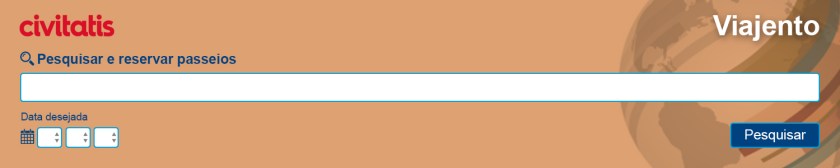 Pesquisar e reservar passeios