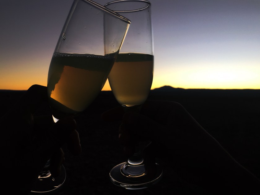 San Pedro de Atacama, Laguna Tebinquiche brinde