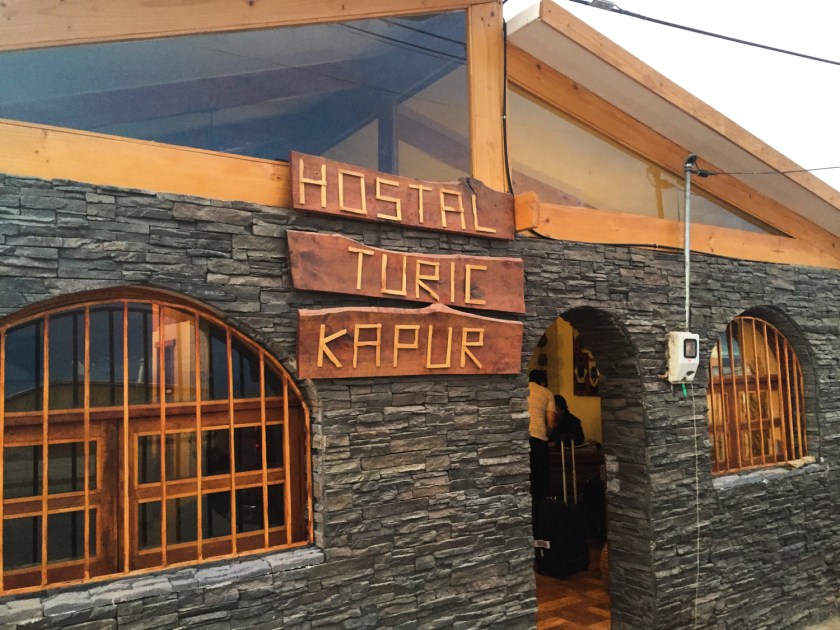 Entrada do Hostal Turickapur