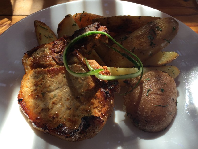 Chulepa a la plancha con papas salteadas