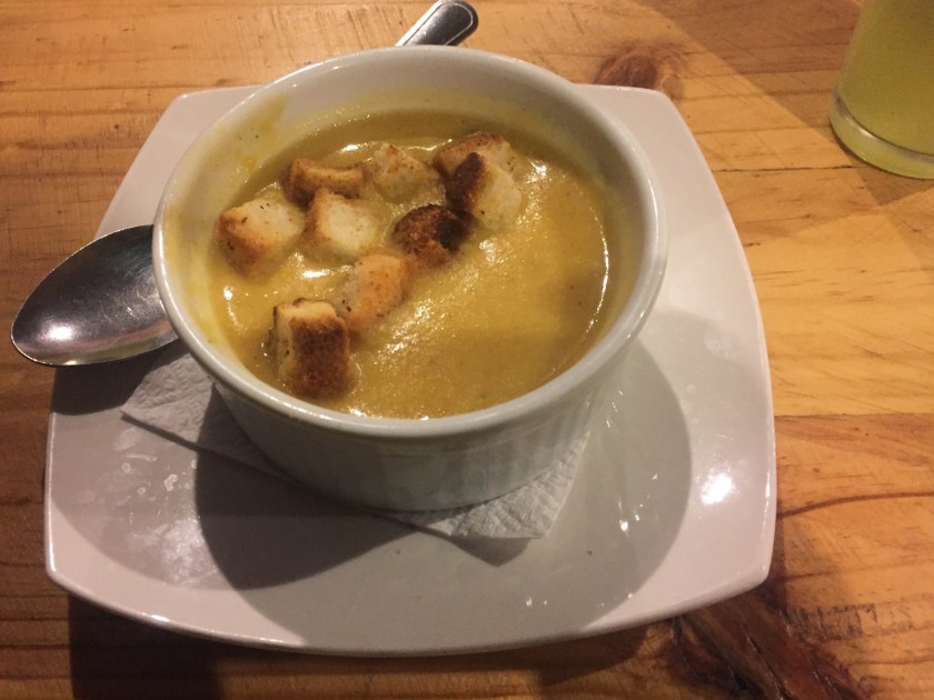 Crema de zanahoria y lentejas rojas