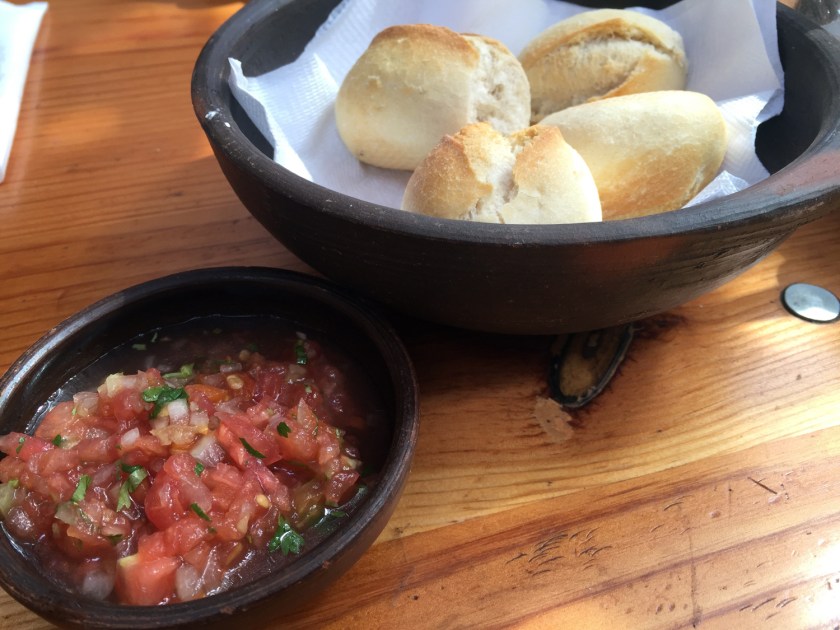 Couvert oferecido como cortesia