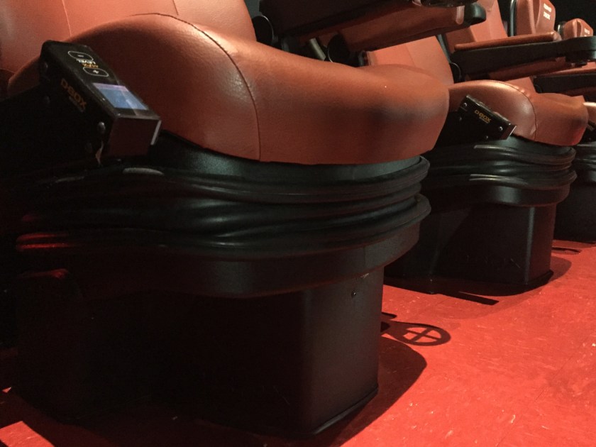 Mecanismo que permite o movimento das poltronas