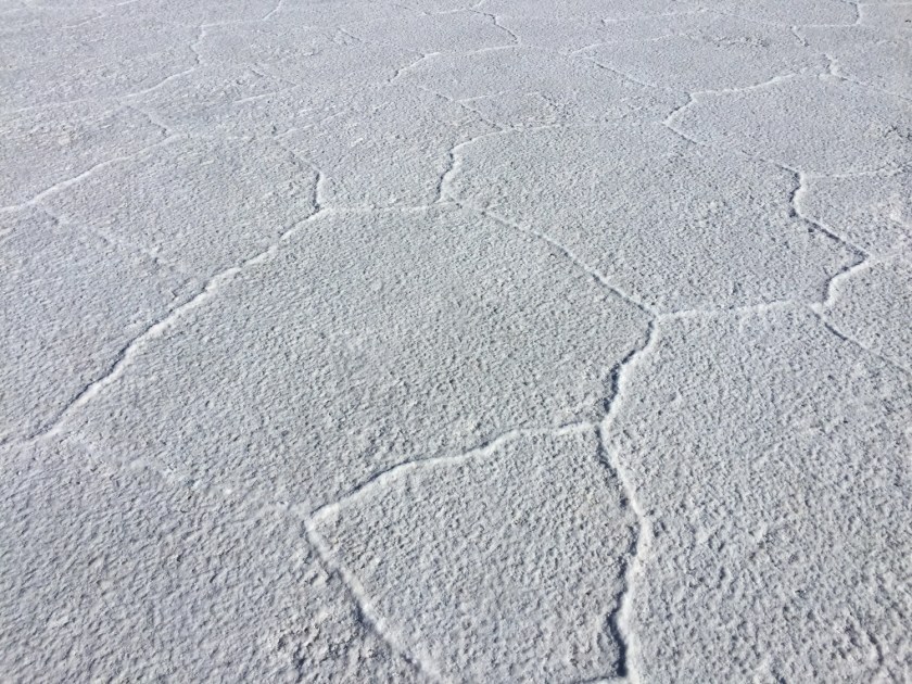 Piso de pedra de sal