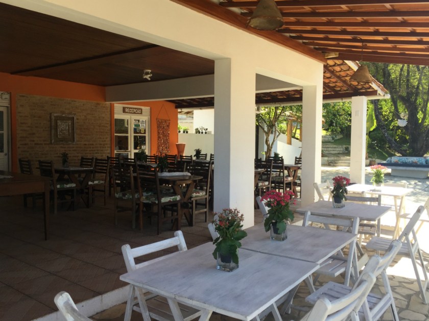 Salão do café da manhã e recepção