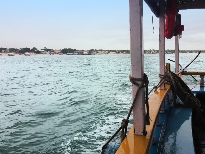 Barco para voltar a Morro de São Paulo