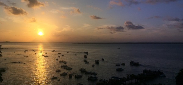 Pôr-do-sol em Morro de São Paulo