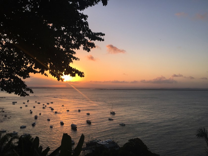 Pôr-do-sol na Toca do Morcego