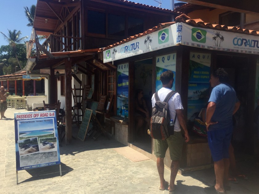 Escolhendo a empresa para fazer o passeio