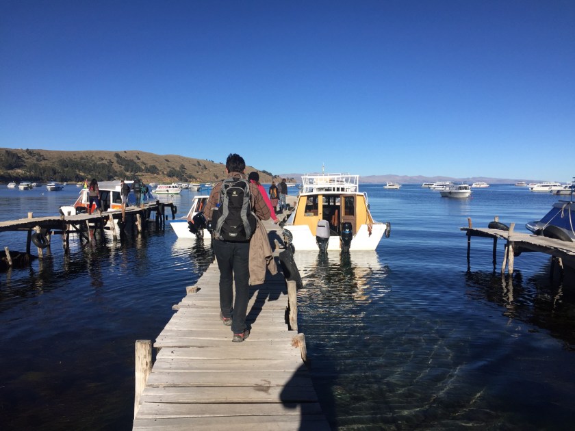 Embarcando rumo à Isla del Sol
