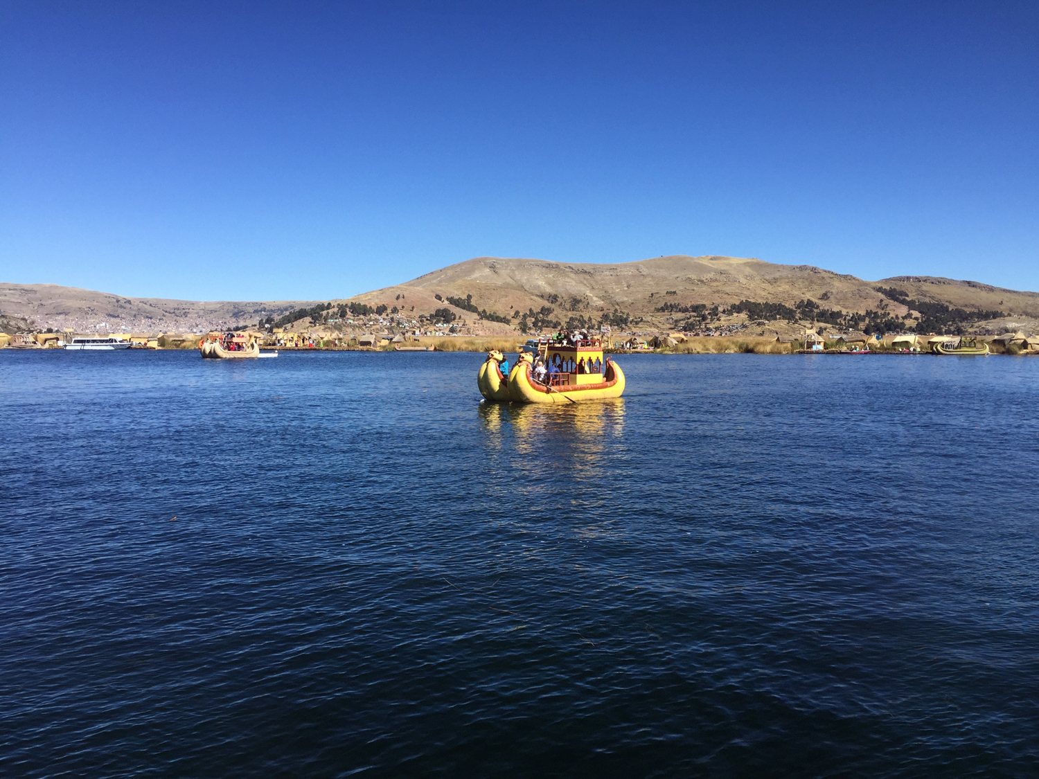 Balsa feita de totora