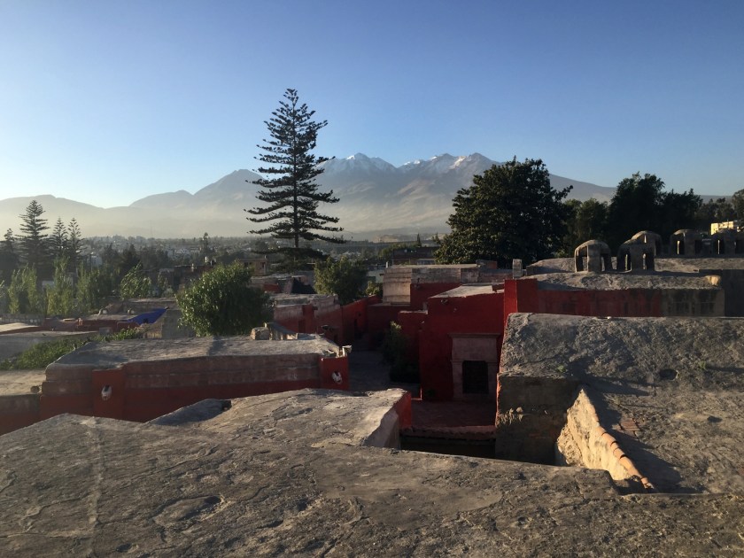 Terraço com vista para a cidade