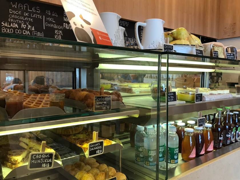 Balcão da cafeteria