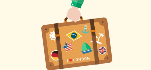 Mala de mão para viagem