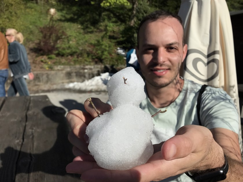 Boneco de neve brasileiro