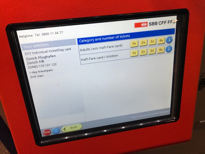 Escolha a quantidade de bilhetes