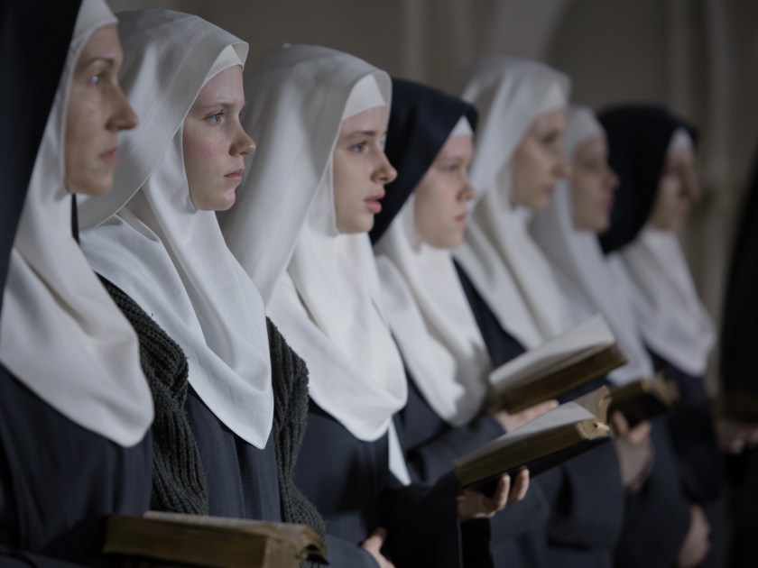 As freiras e noviças do convento