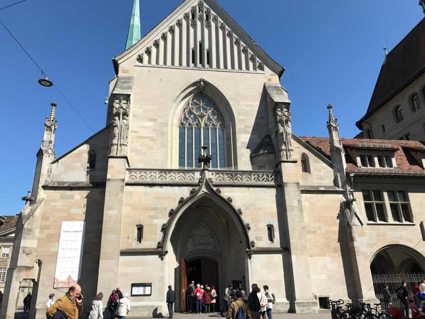 Fachada da Fraumünster