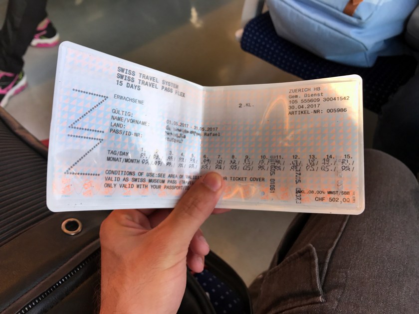 Swiss Travel Pass de 15 dias não consecutivos