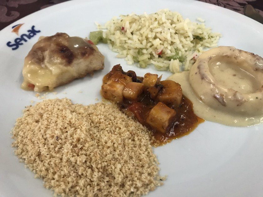 Frutos do mar e arroz de cuxá