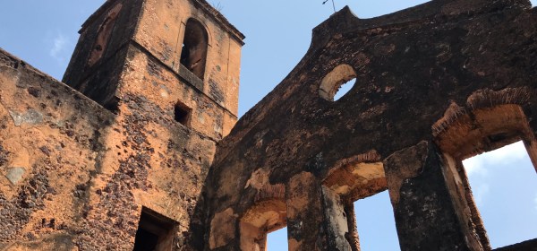 Ruínas no centro histórico