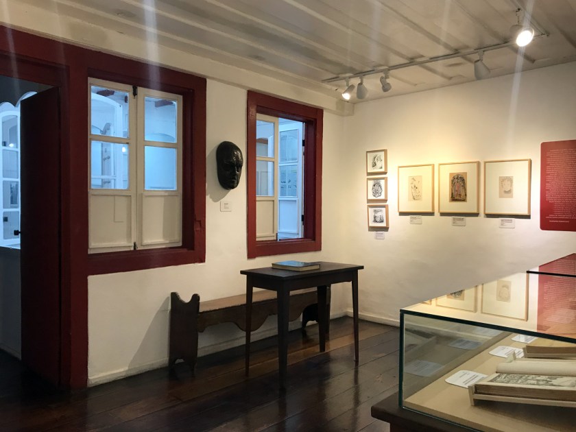 Exposição das obras do artista