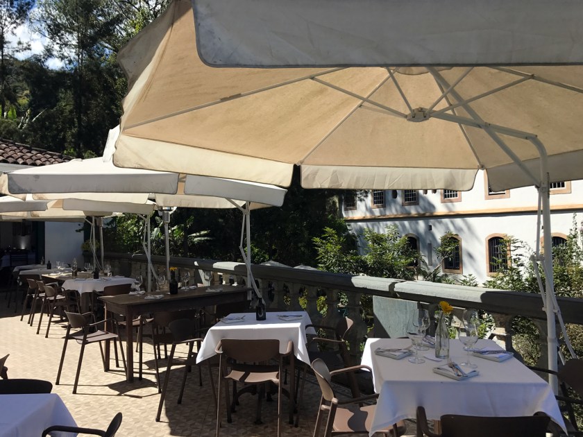 Varanda do restaurante