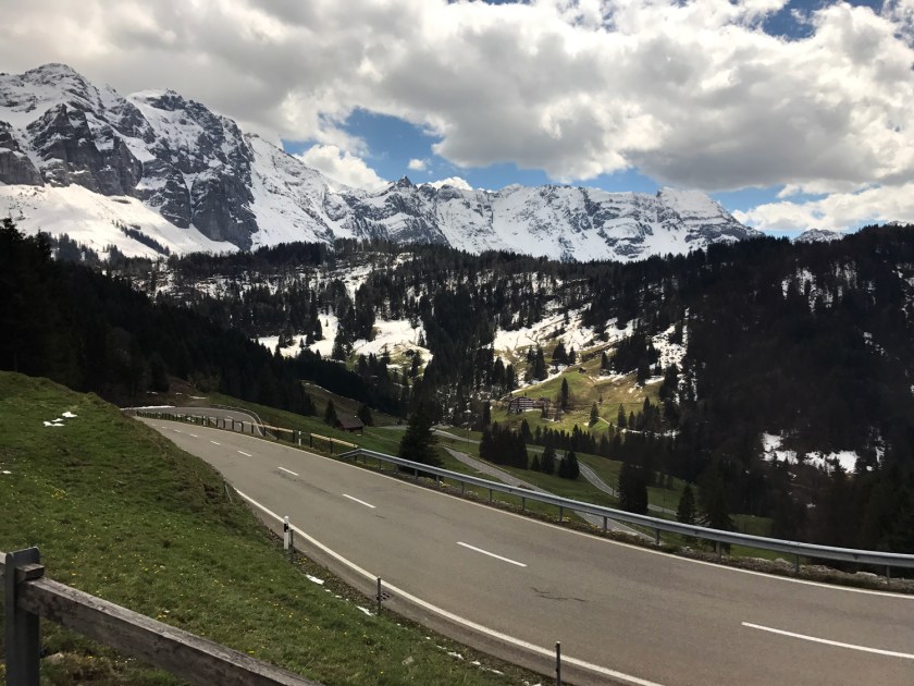 Paisagem no trajeto do ônibus