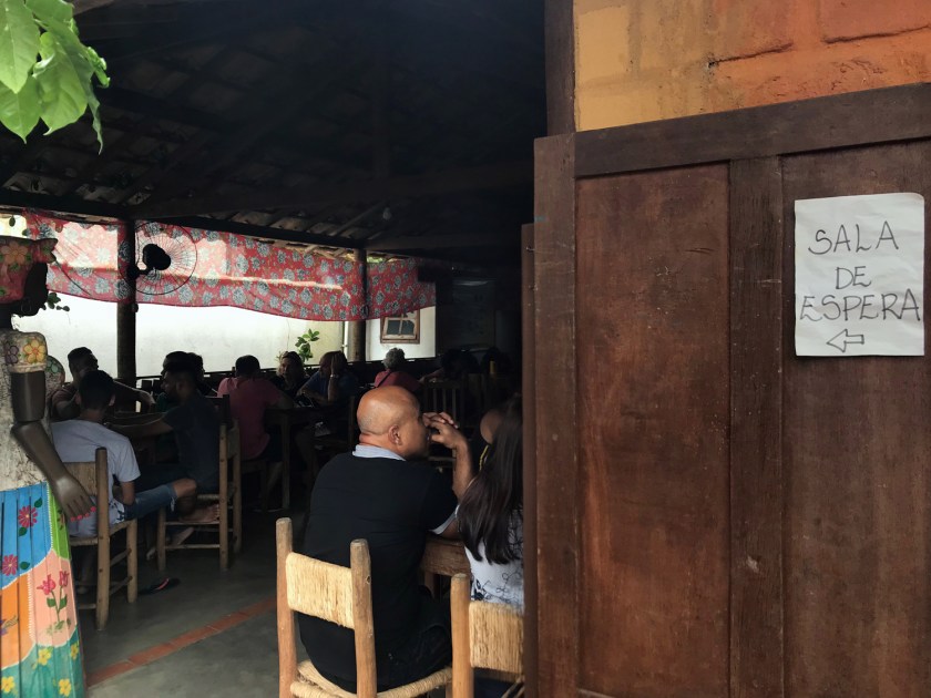 Sala de espera e bar