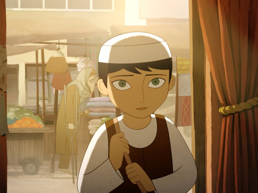 Parvana se veste de menino